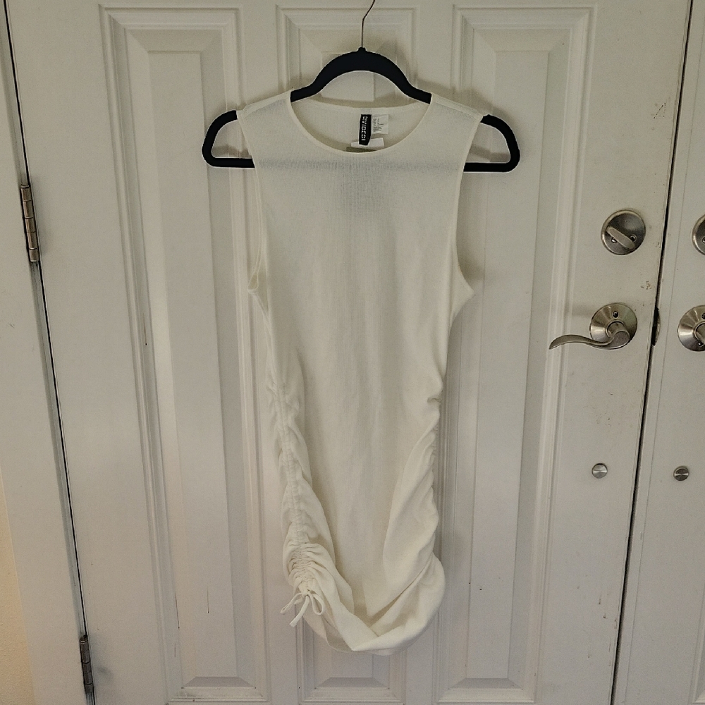NWT H&M White Dress By Divided Size M